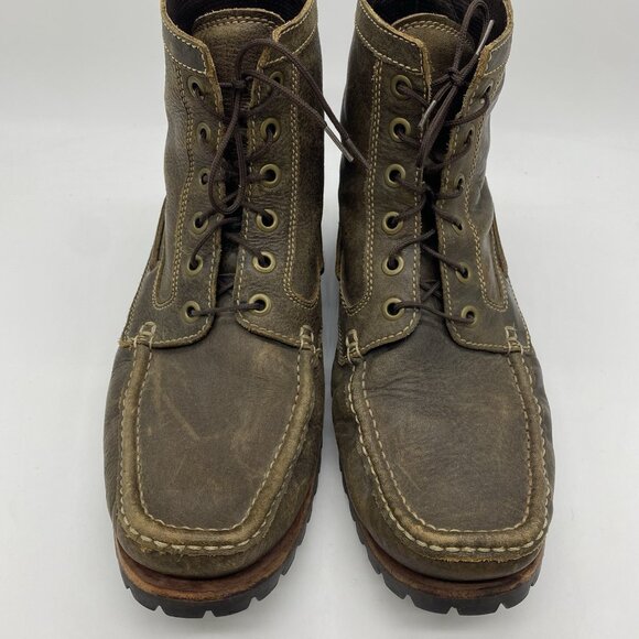 Cole Haan Boots Mens 11 Moc Toe Leather Lace Up Lug Sole Ankle Work Combat main image 5